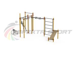 Купить Спортивный комплекс для инвалидов-колясочников WRK-D17_76mm в Тайшете 